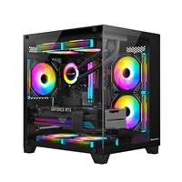 Case Huntkey S900 Black (M-ATX/Mini-ITX) - No Fan
