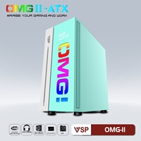 Case VSP LED Gaming OMG-II ATX Xanh 