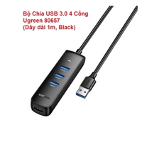 Hub USB 3.0 4 Cổng Cao Cấp Ugreen 80657 (Dây dài 1m,...