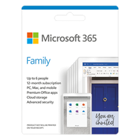 Gói Microsoft 365 family english APAC EM SUBscr 1 Year