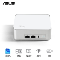 Mini PC ASUS Intel NUC13 Prodesk RNUC13VYKI5 (i5-1340P/ 2xDDR4-3200 / 2xNVMe, SATA/ 2x HDMI 2.1/2x DP 1.4a)