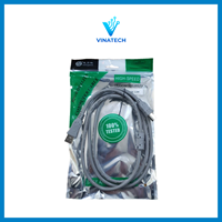 CÁP MÁY IN USB 2.0 AM-BM 1M5 GRAY VELLYGOOD