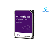 Ổ cứng WD HDD Purple 12TB 3.5 INCH SATA 3/ 256MB Cache/ 7200RPM (Màu tím)