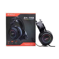 TAI NGHE GAMING ZIDLI ZH-7RB (7.1/YSB/LED), BOX TRẮNG