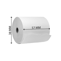 Giấy In Nhiệt K57x38 (Phi 38) – bọc bạc