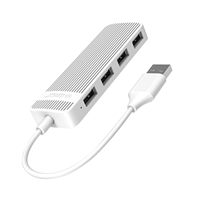 Hub USB Orico 1 ra 4 cổng USB 2.0, white (FL02-WH)