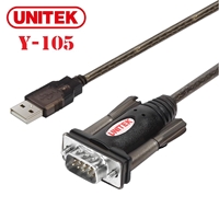 Cáp chuyển đổi USB sang COM 9 chân (RS232)  Unitek