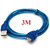 Arigatoo - Cáp nối dài usb 2.0 dài 3m (màu xanh)
