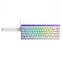 BÀN PHÍM CƠ GAMING CÓ DÂY AULA HERO 68 TRẮNG CONTOUR,...