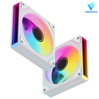 Fan Case 120mm Magic Smowman F121 ARGB White (Sync main) - Đảo chiều