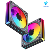 Fan Case 120mm Magic Smowman F121 ARGB Black (Sync main) - Đảo chiều