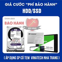 Bảo hành SSD - HDD