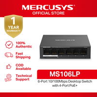 Hub / Switch POE Mercusys MS106LP