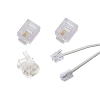 Đầu bấm điện thoại RJ11 2 line (Bịch 100 đầu) - Unitek OT25TP