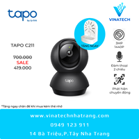 Camera Wifi 3MP TP-Link Tapo C211 QUAY QUÉT