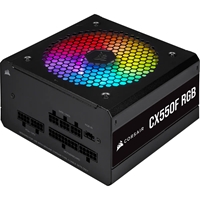 Nguồn máy tính Corsair CX550F RGB Black 80 Plus Bronze...