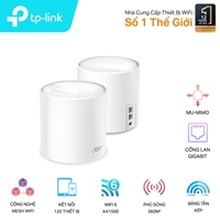 Hệ Thống Mesh WiFi 6 Cho Gia Đình AX1500 TP-LINK...