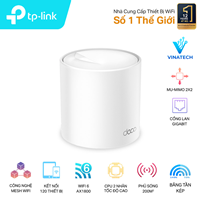 Hệ thống Wi-Fi Mesh AX5400 TP-LINK Deco X60(1-pack)
