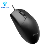 Chuột máy tính có dây AULA AM104, đen, USB