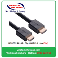 UGREEN 10109 - Cáp HDMI 1.4 tròn (5M) cao cấp