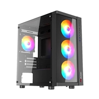 VỎ CASE MÁY TÍNH MAGIC GM-01 GLASS (KÈM 4 FAN)