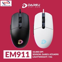 Chuột Gaming DAREU EM911 (RGB, DareU BRAVO sensor:...