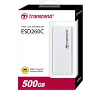 500GB, Ổ cứng gắn ngoài Transcend SSD ESD260C USB 3.1...
